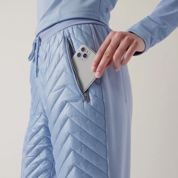 NWT! Athleta Solstice Jogger Pants Apres Ski Down Quilted 467123‎ - Picture 5 of 8